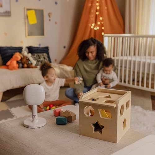 Nanit Pro Smart Baby Monitor & Flex Stand - 1080p Wi-Fi Video Camera, Sensor-Free Sleep & Breathing Motion Tracker, 2-Way Audio, Sound/Motion/Cry Notifications, Night Vision, and Breathing Band