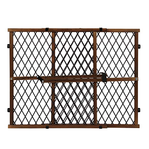 Position & Lock Adjustable Wood Baby Gate (Farmhouse Collection)