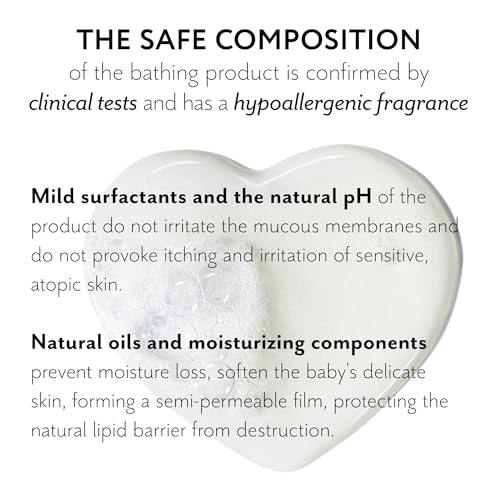 The Act Organic Baby Shampoo and Body Wash with Chamomile - Hypoallergenic, Natural Oils, Tear-Free, for Sensitive Skin and Fine Hair, for Kids 3+, Sulfate-, Paraben-, Phthalate-, Dye-Free,13.5 Fl Oz