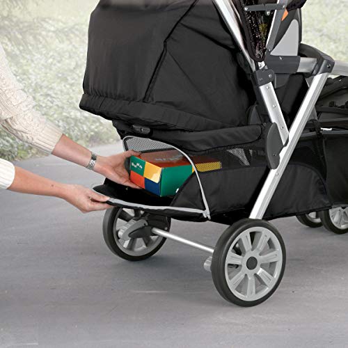 Chicco Cortina Together Double Stroller, 2-Seat, Foldable