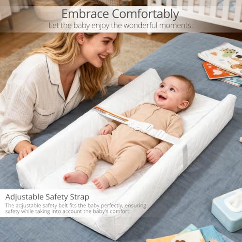 JVEOO Waterproof Baby Changing Pad Wipeable Diaper Changing Mat