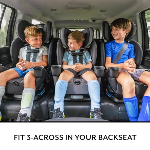 Evenflo All4Stages Slim 4-in-1 Convertible Car Seat (Tybee Black)
