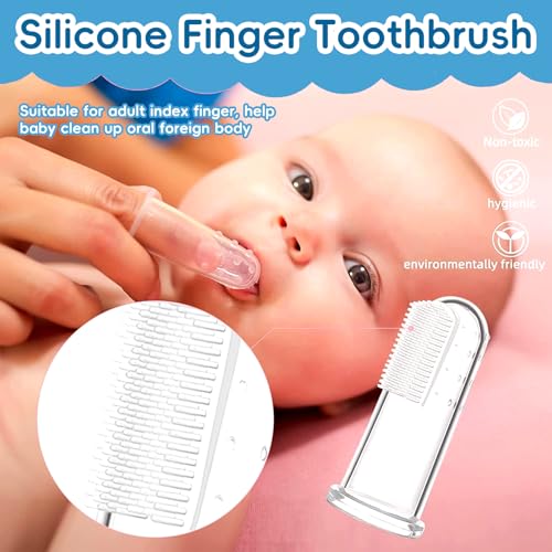 Baby Healthcare and Grooming Kit, 21pcs Baby Electric Nail Trimmer Set Newborn Nursery Health Care Set for Newborn Infant Toddlers Baby Boys Girls Kids Haircut Tools (21 Kits Grey White)