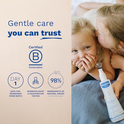 Mustela Baby Hair Styler & Skin Freshener - with Natural Avocado & Chamomile Water - 6.76 fl. oz.