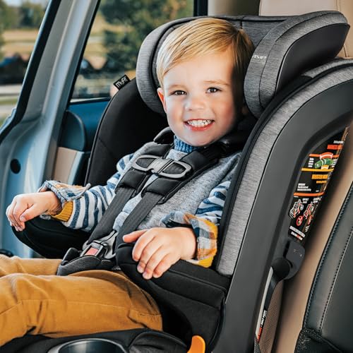 Chicco MyFit 2-in-1 Harness Booster Car Seat, 5-Point Harness Car Seat and High Back Booster, for Children 26.5-100 lbs., Haven/Purple