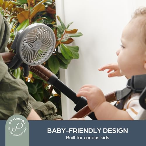 Dreambaby Smart Grip Deluxe Fan, Octopus Wrap Around Legs, Adjustable, Battery Operated