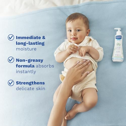 Mustela Hydra Bebe Body Lotion - Daily Moisturizing Baby Lotion with Natural Avocado, Jojoba & Sunflower Oil - 10.14 fl. oz.