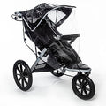 Graco Jogging Stroller Rain Cover – Waterproof Windproof Weather Shield, Universal Fit for Most Jogging Strollers, Ventilated Side Air Holes, Non-Toxic Clear Vinyl, Rain Snow Wind Dust Protection