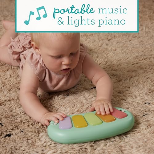 Infantino Magic Motion Activity Jumper, Under the Sea Baby Jumper with 360° Seat, Removable Piano, Lights & Music, Adjustable Height Activity Center, Motor Skills and Sensory Play, Ages 4+ Months