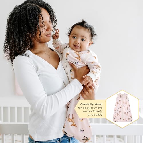 Burt's Bees Baby Beekeeper Infant Wearable Blanket, 100% Organic Cotton Unisex, Girl, Boy Swaddle Transition Sack - Light Weight 0.5 TOG or Medium Weight 1.5 TOG - Newborn Essentials Sleep Clothes