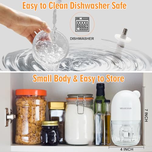 MYAYLYGO Baby Food Maker & Food Processor, Upgraded 14-in-1 Baby Food Blender, Puree Maker, Puree Grinder for Fruit, Veggies, Meat, Baby Feeding Essentials, Shower Gifts Set