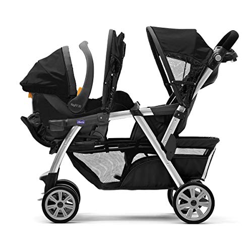 Chicco Cortina Together Double Stroller, 2-Seat, Foldable