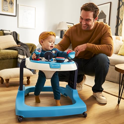 Safety 1st Ready, Set, Walk! DX Developmental Walker, Coral Geo