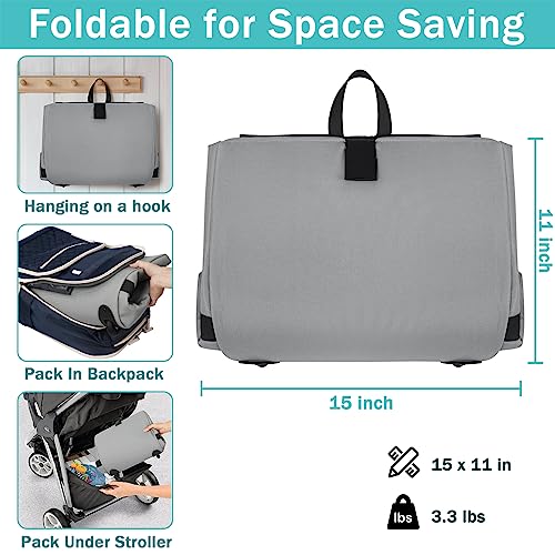 SCTEL Car Seat Travel Bag Fits All Nuna Pipa Car Seat and Base, Doona Travel Bag, Padded Infant Car Seat Bag with Wheels, Airport Gate Check Bag with side pocket, Protective Feet, Double handle