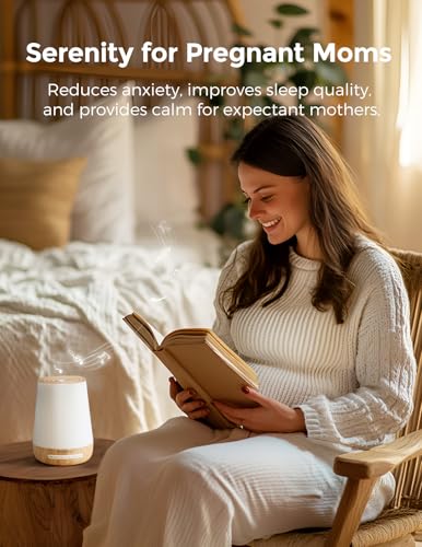 Momcozy Smart Baby White Noise Sound Machine with App Control & Night Light