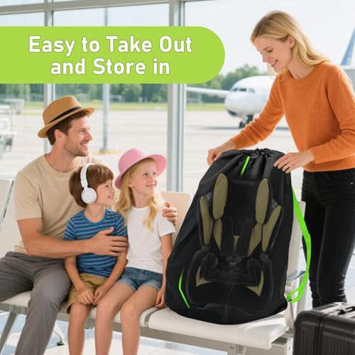 Jaseppor Car Seat Bags For Airplane Travel