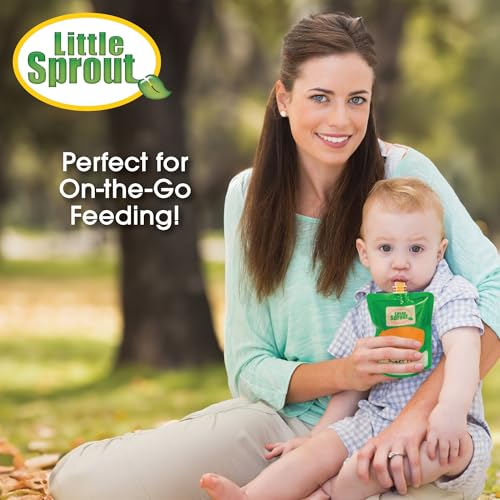 Baby Food Maker For Infants & Toddlers (11 Piece Set)- Make 4 6oz Food Squeeze Purees at Once w/ Fill Station, Pouches, Funnel, Tubes & Plunger- Dishwasher Safe & BPA Free for Homemade Semi-Solid Food