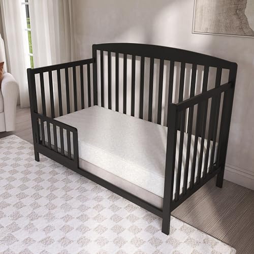 Dream On Me Twilight 5” Crib & Toddler Bed Mattress, Platinum, 88 Coil Innerspring Support, Waterproof & Stain-Resistant Vinyl Cover, Greenguard Gold & BSA Certified, Made in USA