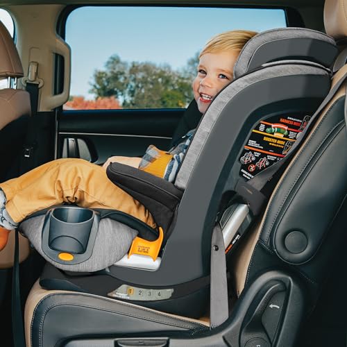 Chicco MyFit 2-in-1 Harness Booster Car Seat, 5-Point Harness Car Seat and High Back Booster, for Children 26.5-100 lbs, Iron/Black