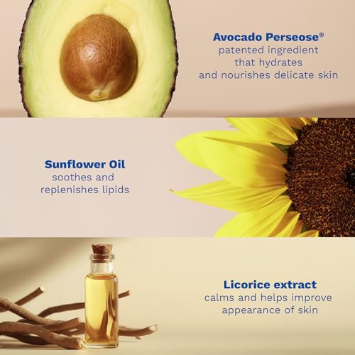 Mustela Stelatopia Eczema-Prone Skin Emollient Baby Face Cream - Face Moisturizer with Natural Avocado & Sunflower Oil - Fragrance-Free - 1.35 fl. oz.