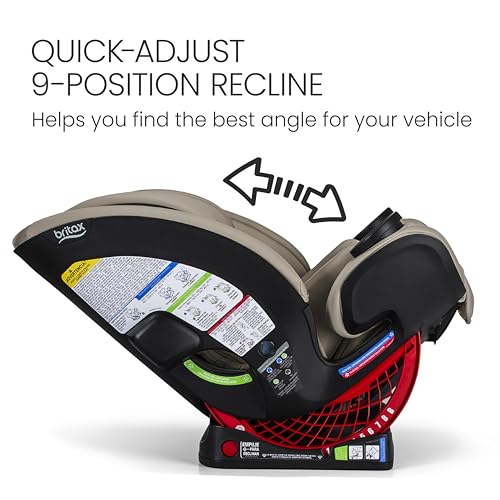 Britax One4Life All-in-One Car Seat, Up to 10 Years of Use, Rear Facing, Forward Facing, & Booster Modes, Extended Rear-Facing, ClickTight Installation & Breathable SafeWash Fabrics — Teak