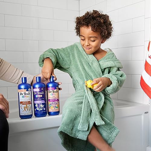 Dr Teal's Kids 3-in-1 Elderberry Bath: Bubble Bath, Body Wash & Shampoo, 20 fl oz