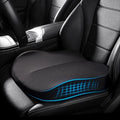 Putniu Adult Booster Car Seat Cushion, Wedge Memory Foam Pad for Driving Seat, Effectively Increase Height By 3.94 inch, Car Travel Accessories for Long Trips, (Black)