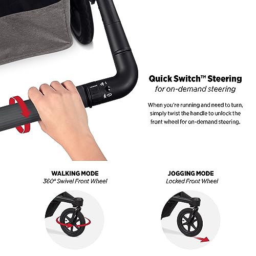 Jogging Stroller Radio Flyer Momentum Jogging Baby Stroller, Baby Essentials for Newborn, Toddler Travel, for Ages 6 Months - 5 Years