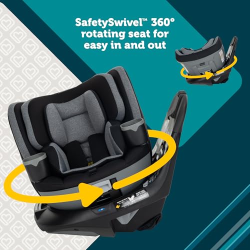Safety 1st Turn and Go 360 DLX 360 Car Seat, Rotating All-in-One Convertible Car Seat, Stonington