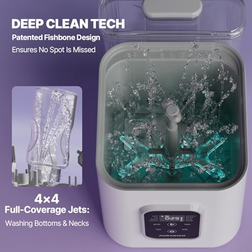 AURAKICH Baby Bottle Washer, Sterilizer & Dryer