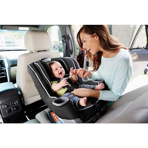 Graco® Extend2Fit Convertible Baby Car Seat, Rear and Forward Facing, Adjustable Extension Panel for Extra Legroom, Gotham
