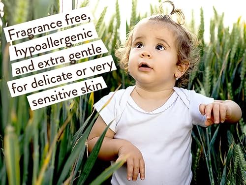 Babo Botanicals Sensitive Baby Fragrance-Free 2-in-1 Bubble Bath & Wash - Shea Butter, Calendula & Oat - Vegan - EWG Verified - For Babies & Kids