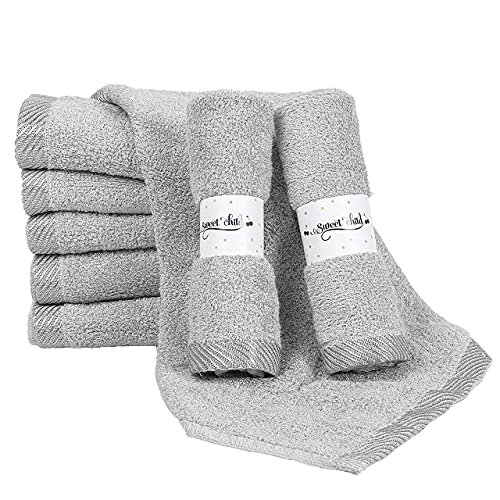 Sweet Child 8-Pack Baby Washcloths -Super Soft Rayon Washcloth, Baby Wash Cloths for Newborn,Infants and Kids, Bath Baby Towels, Body and Face Towel, Face Cloths for Washing Face