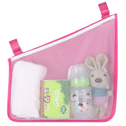 Accmor Universal Stroller Organizer, Side Sling Stroller Organizer, Mesh Cargo Net Stroller Storage Caddy Accessories, Stroller Bag Accessories Fits for Uppababy, Nuna, Baby Jogger, Doona Strollers