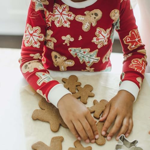 Burt's Bees Baby Family Matching Holiday Pajamas - Organic Cotton PJs for Infants, Toddlers, Kids, Men, and Women