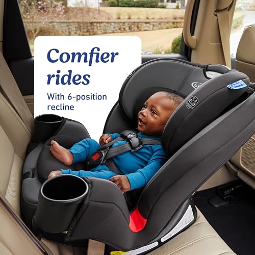 Graco® TriRide 3-in-1 Reclining Car Seat, Clybourne - Rear & Forward Facing Car Seat, Highback Booster, Adjustable Headrest
