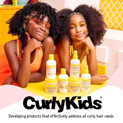 CurlyKids Bundle Kids Detangle Shampoo, Conditioner, Gel & Creme, 5 Pack