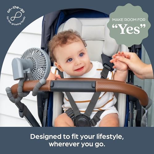 Dreambaby Smart Grip Deluxe Fan, Octopus Wrap Around Legs, Adjustable, Battery Operated