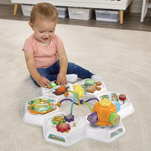 VTech Buzz and Learn Activity Table with Seven Interactive Play Zones, Blue