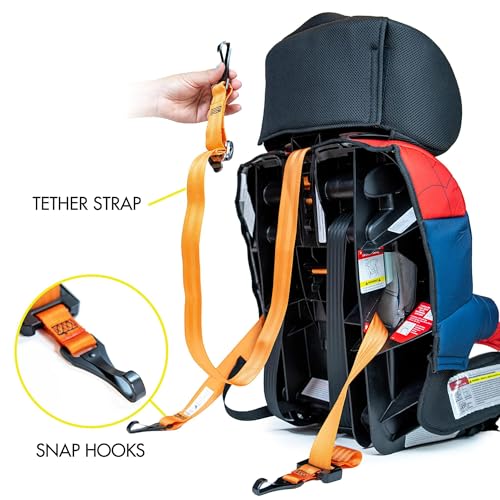 KidsEmbrace 2-in-1 Car Seat | Forward-Facing Harness (26.5–65 lbs) & Booster Mode (40–100 lbs) | Latch | Premium Fit with Multi-Position Headrest, Harness & Recline - Marvel Spider-Man