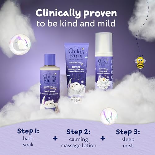 Childs Farm SlumberTime Bath Soak, Lavender & Moon Milk 250ml US