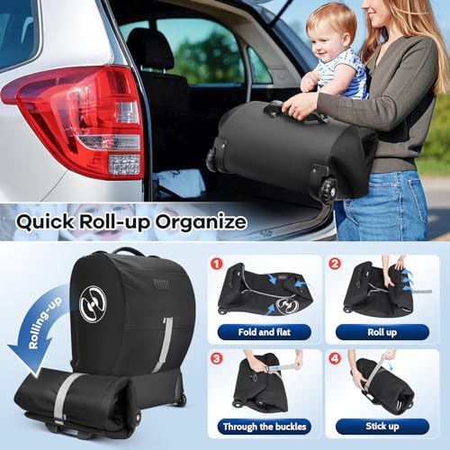 YOREPEK Infant Car Seat Travel Bag for Airplane with Wheels
