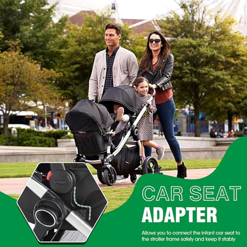 HIUMTREE Car Seat Adapter for Baby Jogger City Select Stroller, Black