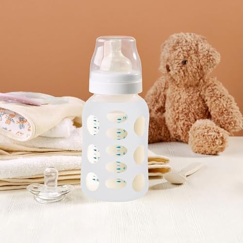 Hohopeti 8 Pcs Silicone Baby Bottle Cover Feeding Baby Bottle Sleeve