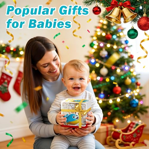 Baby Bath Toys, Light Up Whale Bath Toys for Kids Ages 1-3, Pool Water Toys for Toddlers Bathtub Fountain Toys, Birthday Gifts for 1 2 3 Year Old Boys & Girls