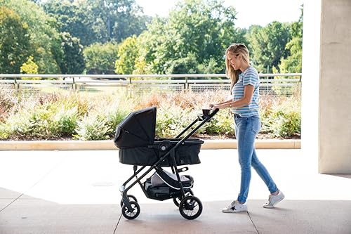 Safety 1st Grow and Go Flex 8-in-1 Travel System, Infant Car Seat Stroller Combo, Orchid Bloom