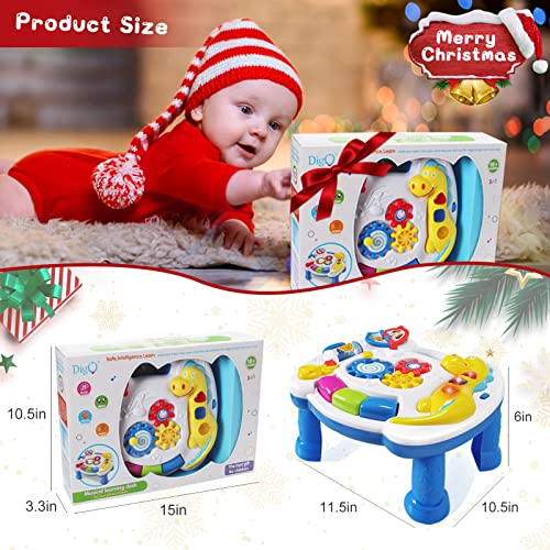 JUEJIAZKIY Music Baby Activity Center Toy 12-18 Months Activity Table Baby Toys 12 to 18 Months Early Learning 12 Month Old Toddlers Christmas Birthday Gifts for 1 2 3 Year Old Infant Kids