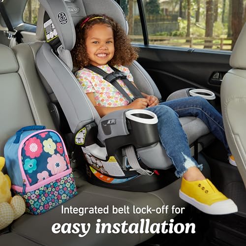 Graco® 4Ever DLX 4-in-1 Car Seat, Infant to Toddler Car Seat, with 10 Years of Use, Rear-Facing, Forward-Facing, Highback and Backless Booster Seat, Geo Pop