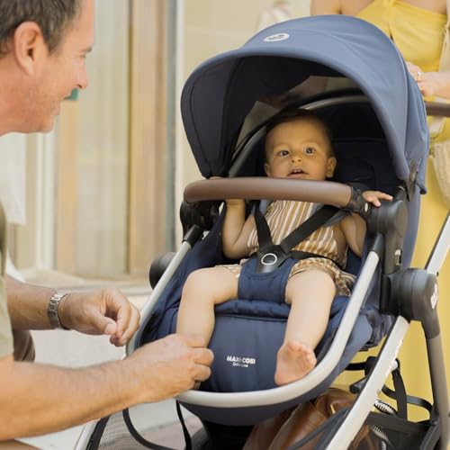 Maxi-Cosi Zelia 2 Luxe 5-in-1 Modular Travel System, New Hope Tan