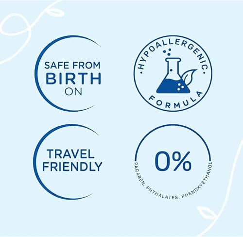 Mustela Travel Skinscare Set - Baby Skin Care & Bath Time Set - TSA-Approved - Natural & Plant-Based - Natural Avocado - 3 Items Set - Refillable & Reusable 1.69 Fl. Oz. Bottles